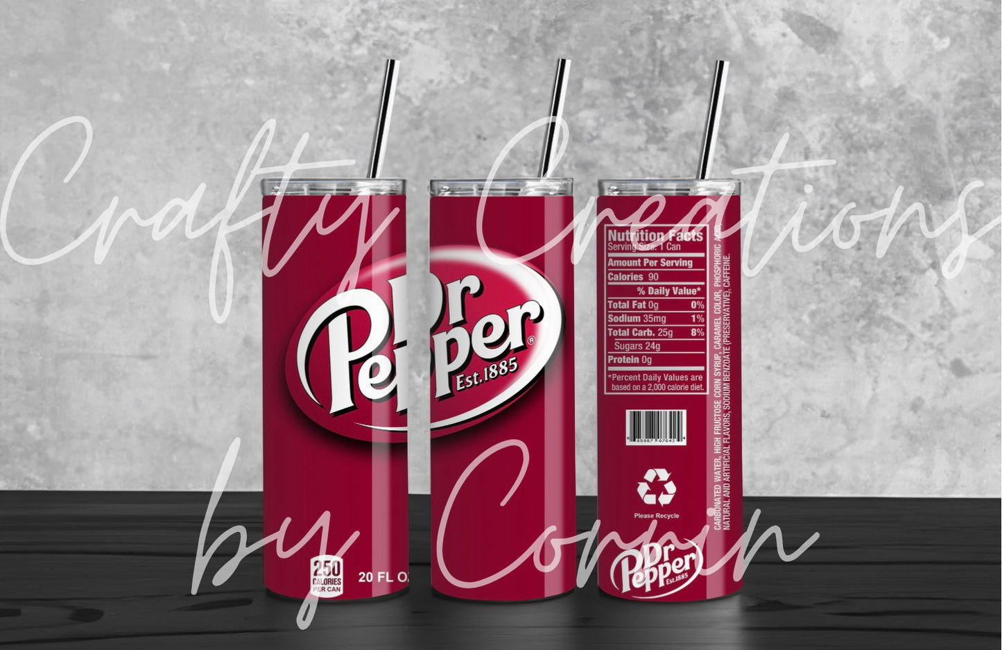 20oz Dr Pepper Tumbler